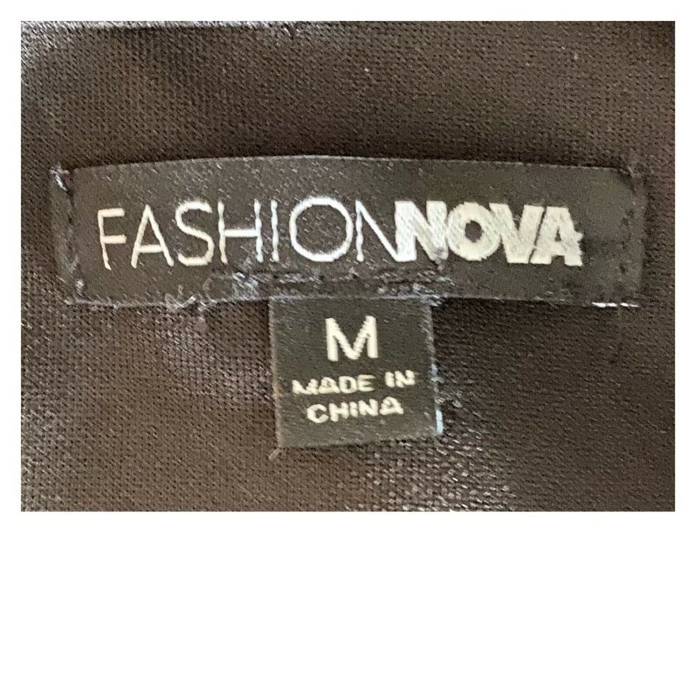 Fashion Nova Sleeveless Middle of Things Black Skinny Leg KnitJumpsuit Maxi Sz M - Picture 6 of 7